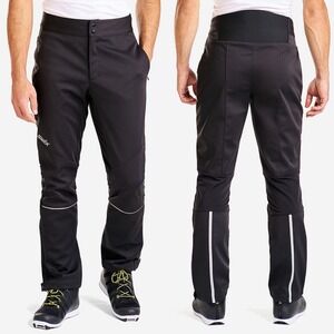 SWIX Voldo Hiking Pants Reflective‎ Mens Size Large Black Skiing Mountaineering